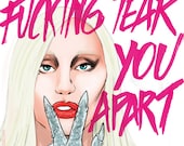 Lady Gaga as The Countess , AHS Hotel (signed prints) © Iván García