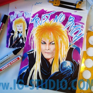 Trust no bitch N4 - David Bowie as Jareth © Iván García  (Limited edition prints, signed and numbered)