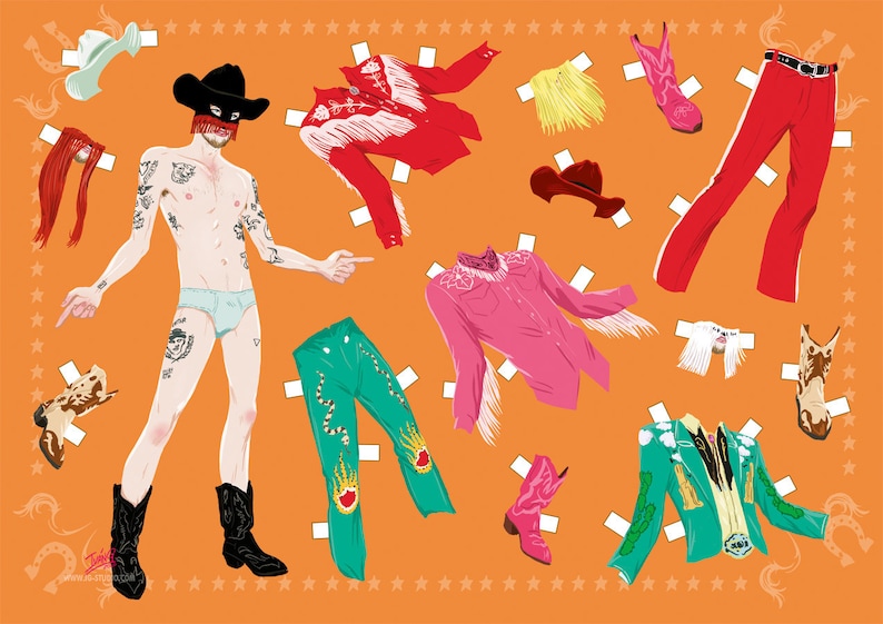 Orville Peck. Paperdoll, signed prints © Iván García image 1