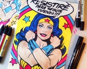 Wonder Woman - Resistiré © Iván García  (Limited edition prints, signed and numbered)