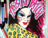 Trust no bitch N7 - Divine as Dawn Davenport © Iván García  (Limited edition prints, signed and numbered)