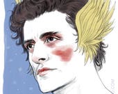 Oscar Isaac / Mercury (signed prints) © Iván García.
