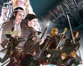 The Fellowship of the Ring (signed prints) © Iván García.