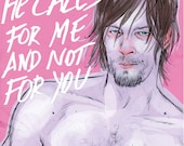 Lana del rey meets Norman Reedus (signed prints) © Iván García