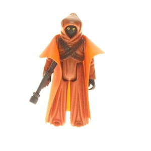 Figura de acción vintage de Star Wars de Jawa con ojos grandes, 1977