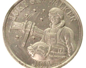 スターウォーズ1984コイン Luke Skywalker Luke Skywalker Coin 1984 Power of the Force Collector's Coin
