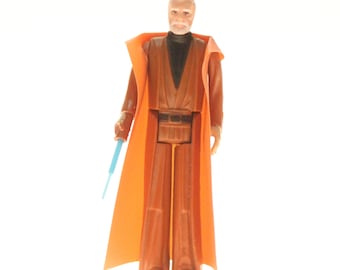 Figura de acción vintage de Star Wars de Obi-Wan Kenobi de Kenner First 12