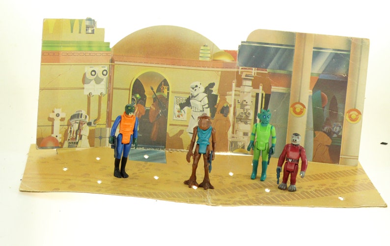 Vintage Star Wars Cantina Playset Sears Exclusive All Original Etsy