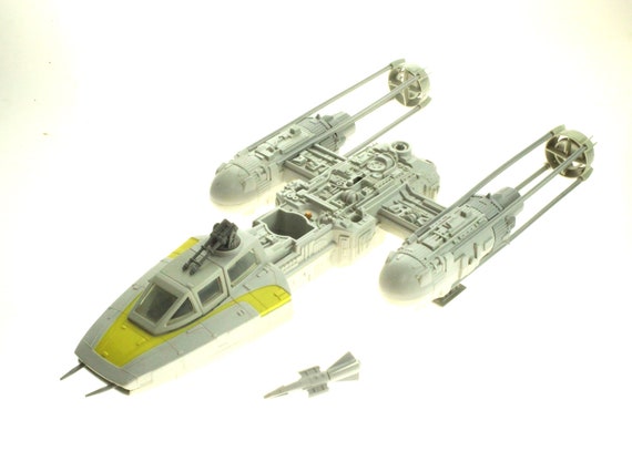 Y-wing Fighter Vintage Star Wars Ship 100% Complete - Etsy