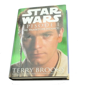 The Phantom Menace par Terry Brooks avec ex-libris exclusif signé Obi-Wan Cover Variant