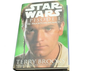 The Phantom Menace By Terry Brooks With Exclusive Signed Bookplate Obi-Wan Cover Variant