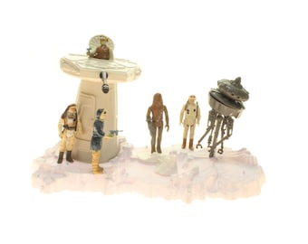 Hoth Playset Turret Probot Droid 100 Original With Figures the Empire Strikes Back Etsy Canada