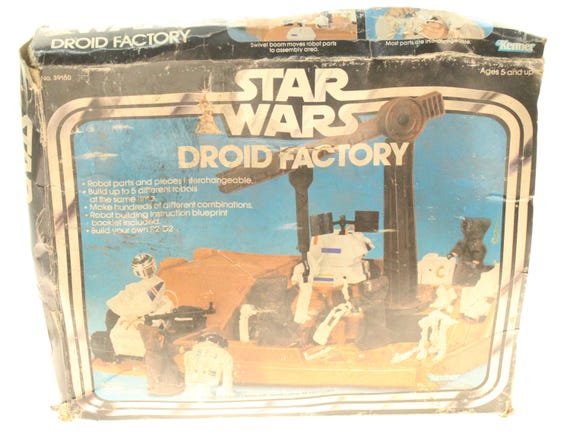 k*5様 Star Wars Droid Factory BOX DROIDS Droid Factory Playset With Box Vintage Kenner Star Wars 1978