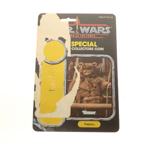 Paploo Card Back POTF Vintage Return Of The Jedi 92 Back