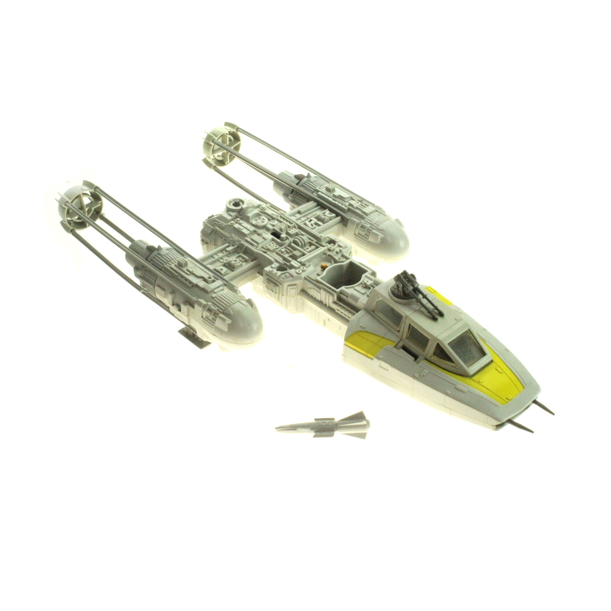 Y wing Fighter Vintage Star Wars Ship 100 Complete Etsy