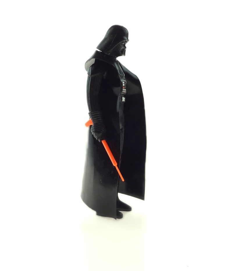 Vintage Star Wars Darth Vader Action Figure With Cape And Light Saber 1977