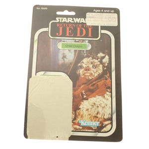 Chief Chirpa Card Back Vintage Return Of The Jedi 77 Back