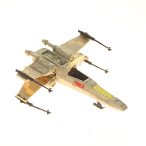 X-Wing Fighter Micro Sammlung Gefecht Beschädigt Vintage Star Wars Eine Neue Hoffnung