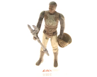 Figura de acción de Lando Calrissian disfrazado de guardia de esquife Lili Ledy, 100 % completa y original.