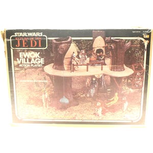 Ewok Village Star Wars Return Of The Jedi 100% Complete With Box And Instructions