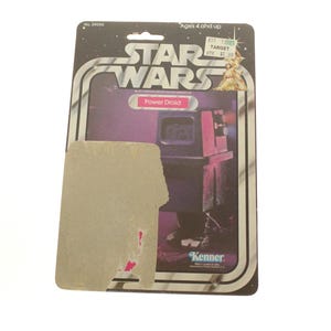 Power Droid Gonk 21 Back Vintage Star Wars Cardback