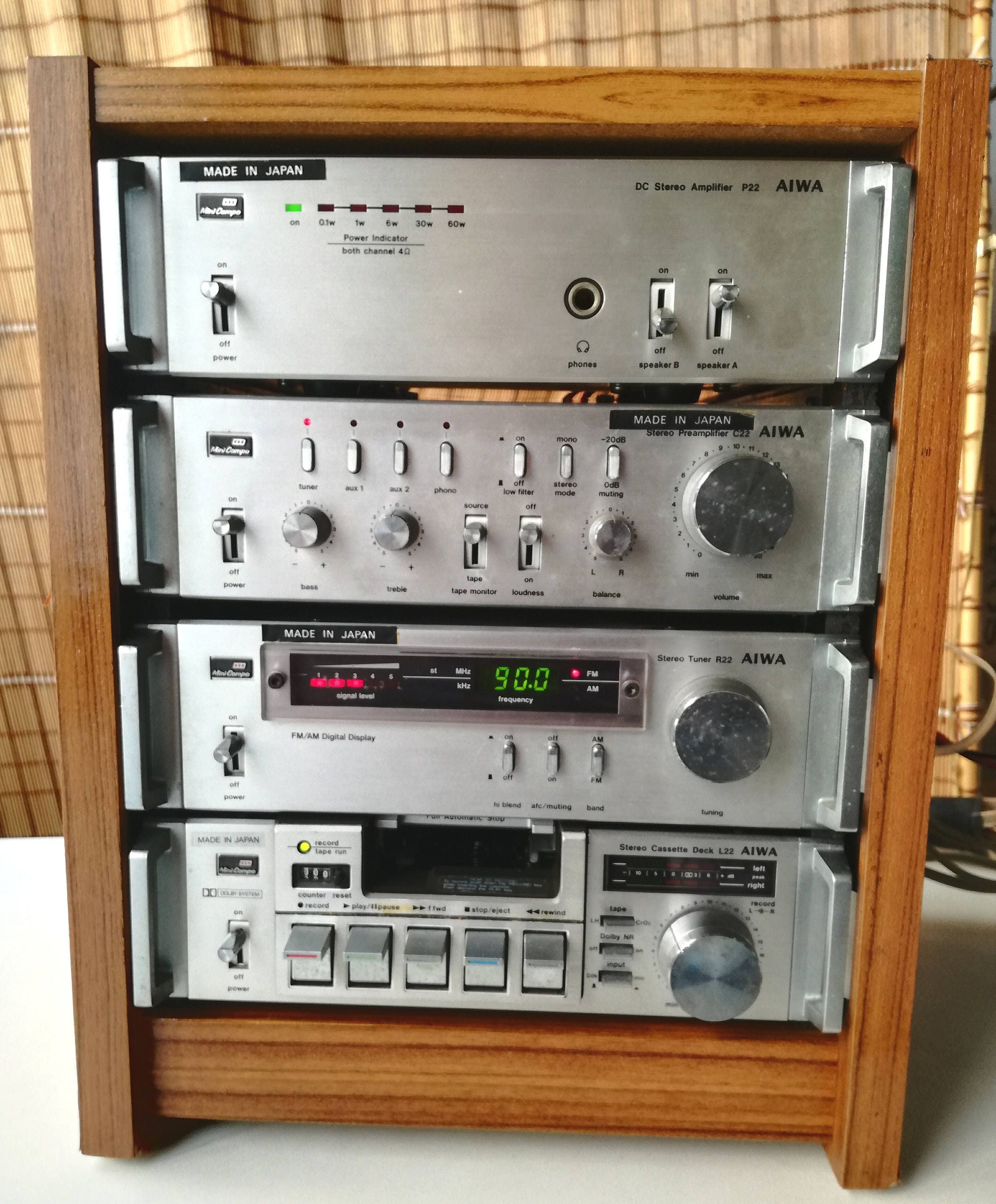 AIWA MINI COMPO SD-L22 Stereo Cassette Deck EUR 45,00 - FR