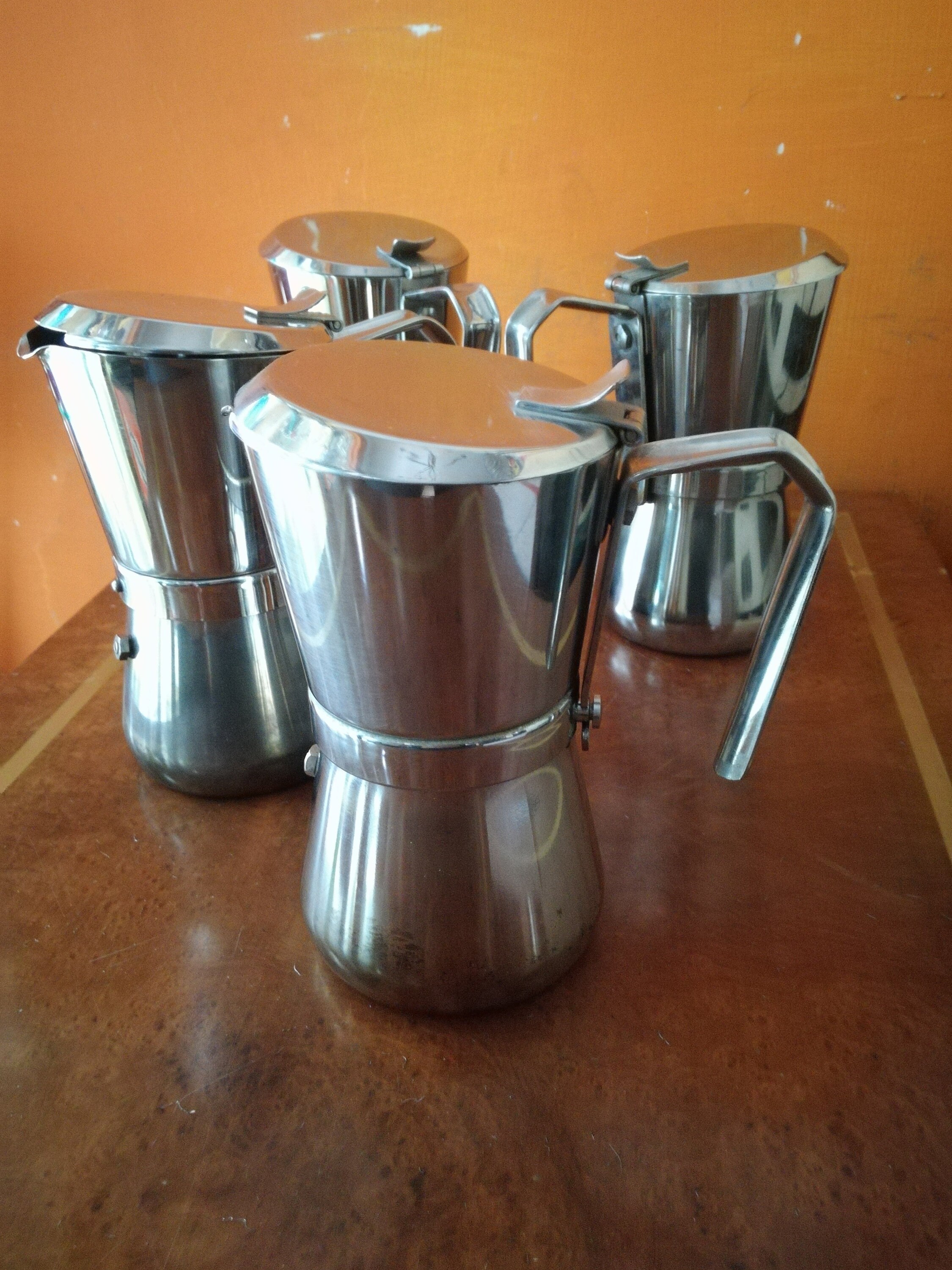 Bialetti, 1980s, cute one cup Italian stovetop moka pot, Bialetti