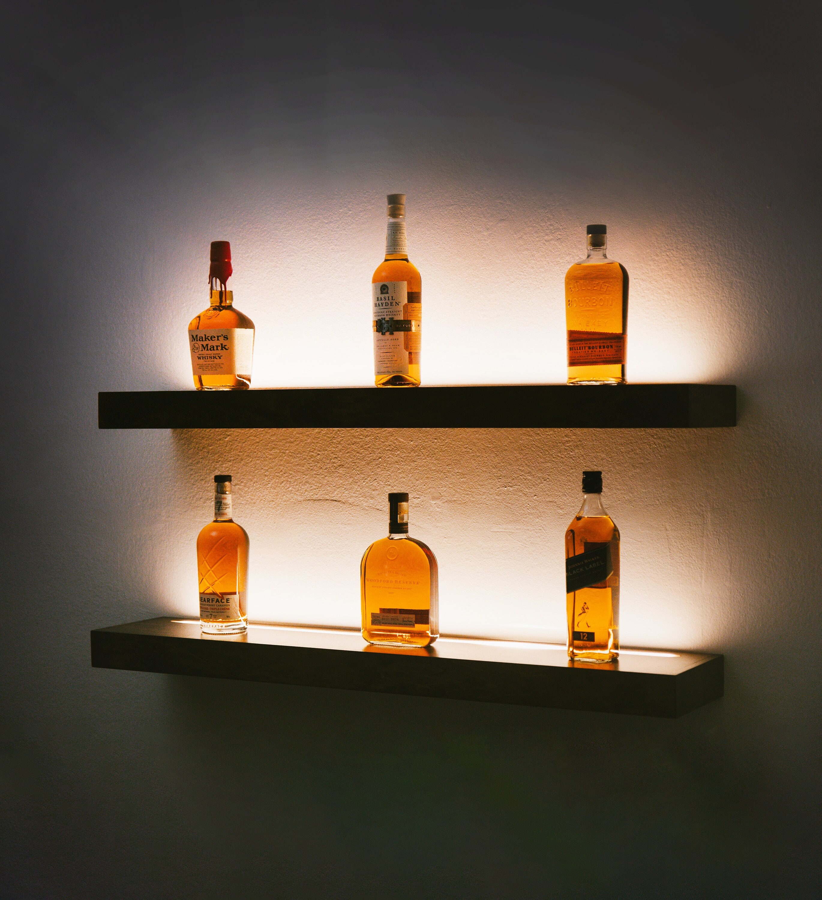 Home LED shelf light ideas