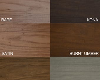 Walnut Finish Sample