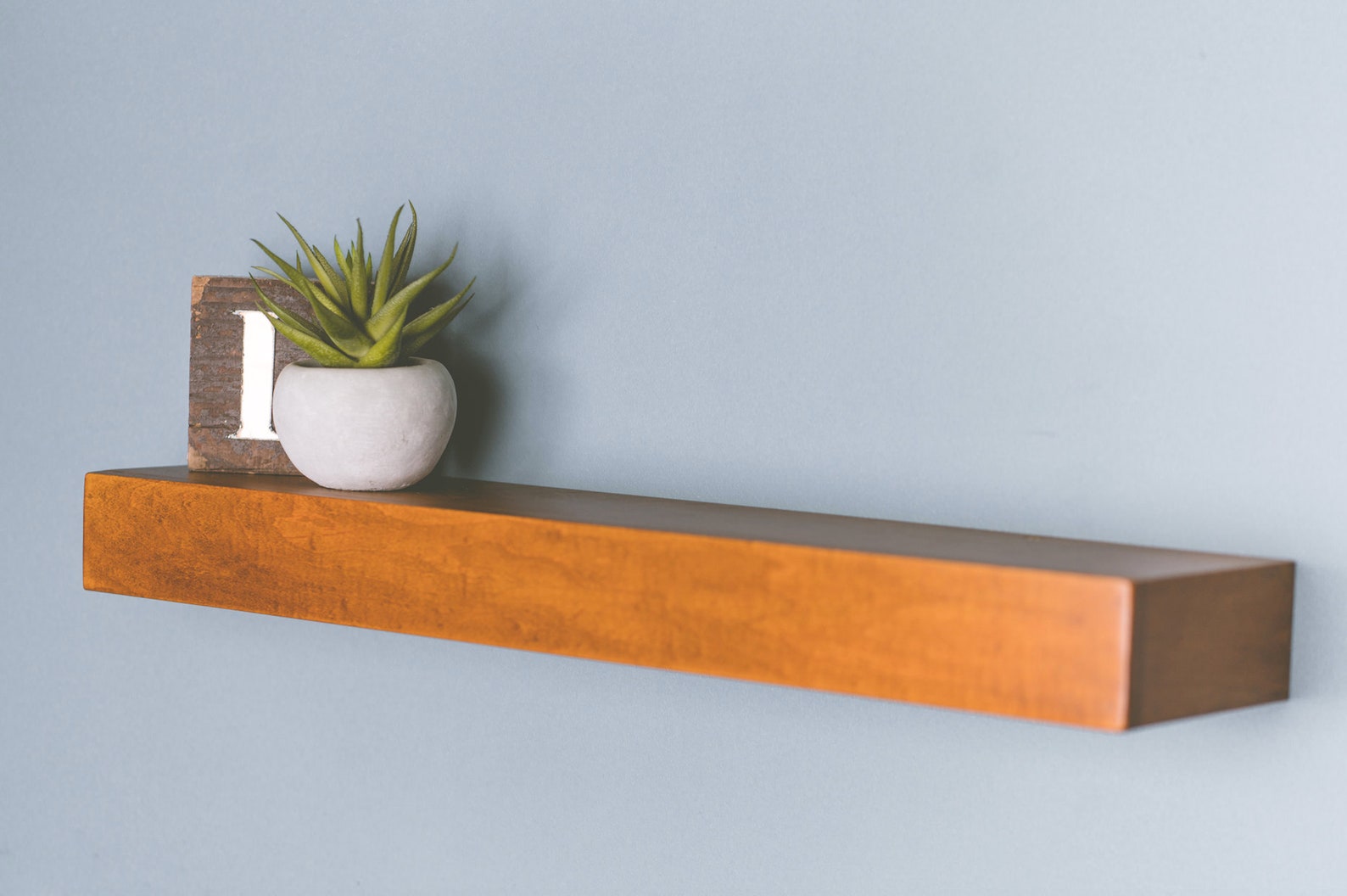 Modern Floating Shelves Maple Wood Shelf FREE Shipping ANY Etsy