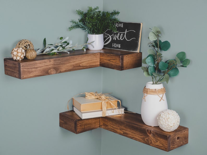 Free Easy Install Corner Shelf Shelves Rustic Free Easy Install Corner Shelf Shelves Rustic Image 0