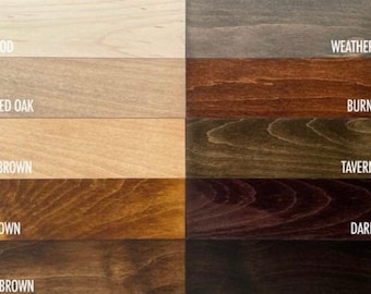 Maple Finish Sample