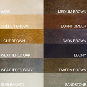 Maple Finish Sample