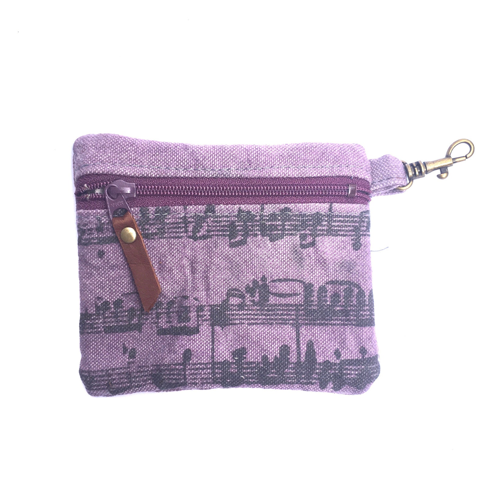 Music Keychain Pouch Etsy
