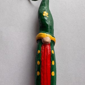 Handcarved Wood Leprechanus for St. Patrick's Day or Year Round