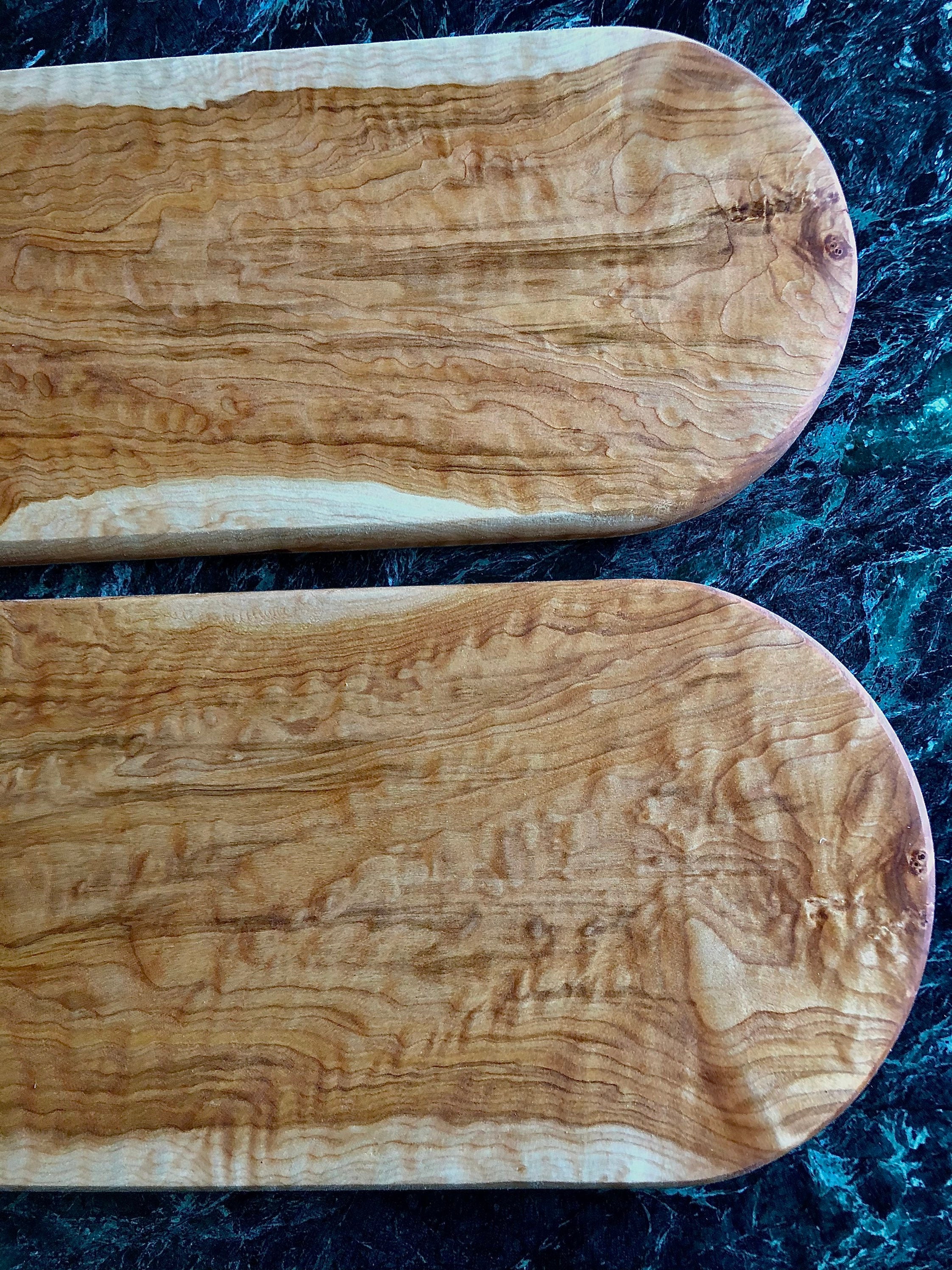 Custom Handmade Book Matched PAIR of Hardwood Etsy