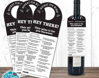Merry Christmas Wine Label Green Tree Wine Labels Personalized - Etsy