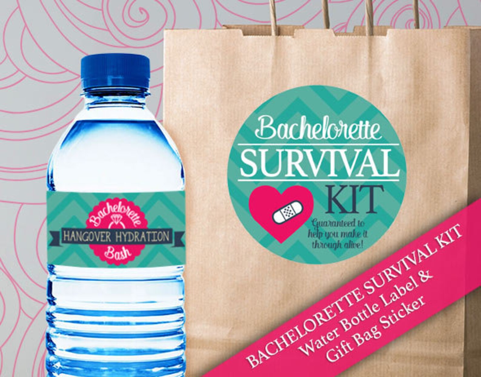 Bachelorette Survival Kit instant Download Hangover - Etsy