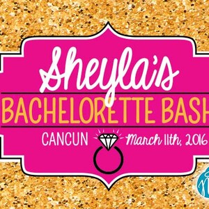 Bachelorette Party Water Bottle Labels CUSTOM Printable - Etsy