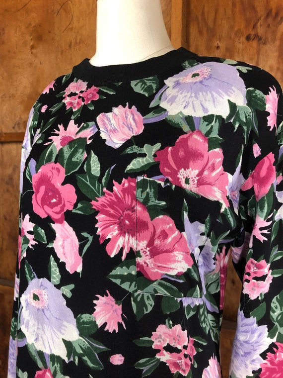 80's Southwestern Print Drop Waist Sleeveless Shift Dress