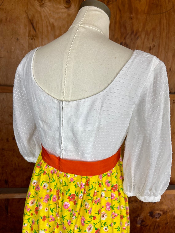 Vintage 70s Liberty House Hawaii Empire Waist Max… - image 7