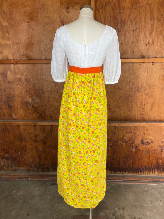 Vintage 70s Liberty House Hawaii Empire Waist Max… - image 3