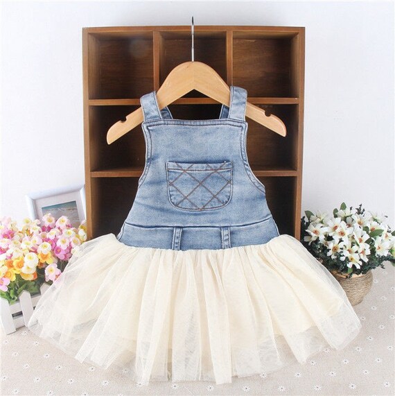 denim tutu dress