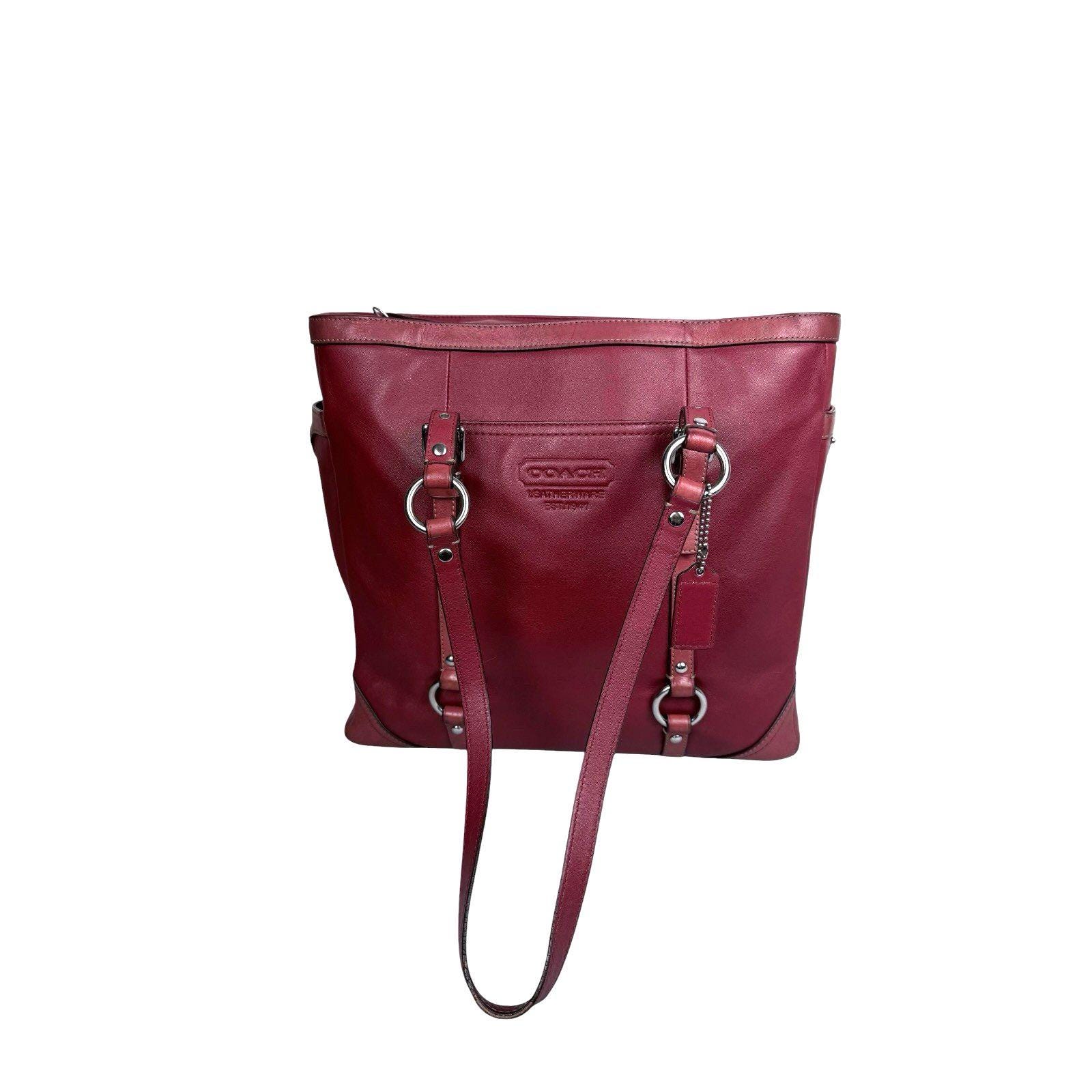 Vintage Red Coach Totes - Etsy