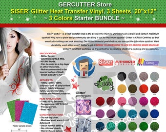 Siser Glitter 20 Heat Transfer Vinyl