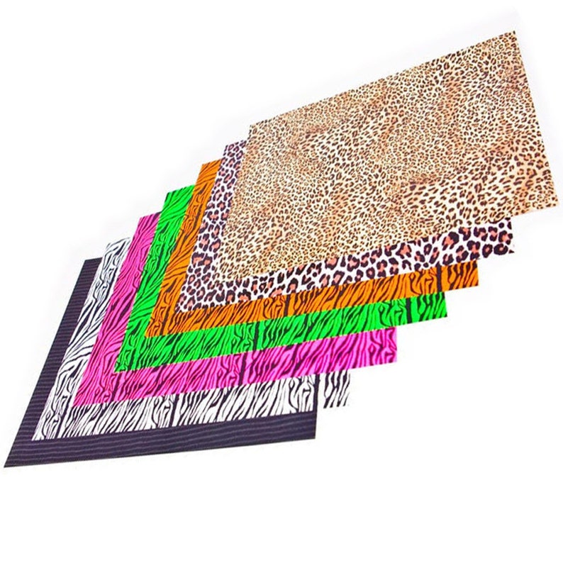 Army and 3D ***Mix /& Match your favorite colors*** Animal Vinyl Sheet 15 x 12 FASHION FRENCH Heat Transfer