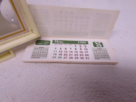 Thermometers for advertising calendars