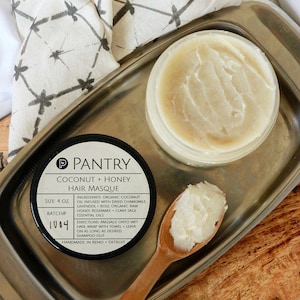 Organic Coconut + Honey Hair Masque