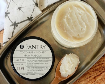 Mascarilla Orgánica de Coco + Miel para el Cabello