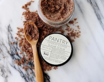 All-Natural Sugar Body Scrub - Peppermint + Lime, Choco + Coffee, Coconut + Hibiscus, Autumn Spice, Garden of Love